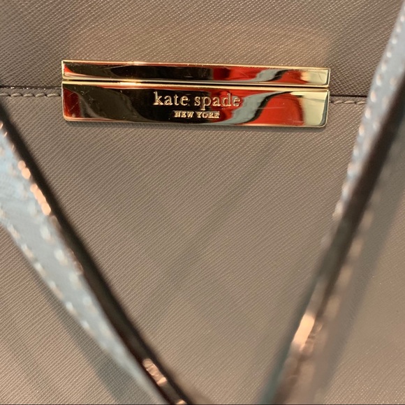 Kate Spade grey crossbody satchel - Picture 4 of 5